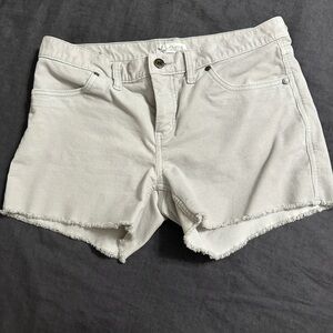 Carve Designs light gray Frayed Hem Women’s Oahu cord Shorts